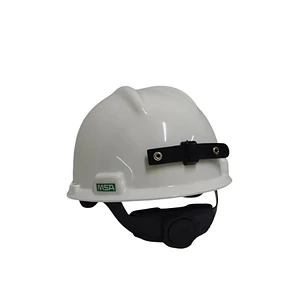 Casco Minero MSA V-Gard Cachucha con Portalámpara — Subterránea
