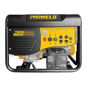 Planta Eléctrica Proweld PW7500E2 · 7.5 kVA Gasolina 120V/220V Arranque Eléctrico — Obra y Minería