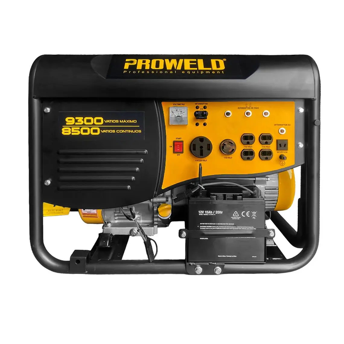 Planta Eléctrica Proweld PW9500E2 · 9.5 kVA Gasolina 120V/220V Arranque Eléctrico — Industrial y Minera 1