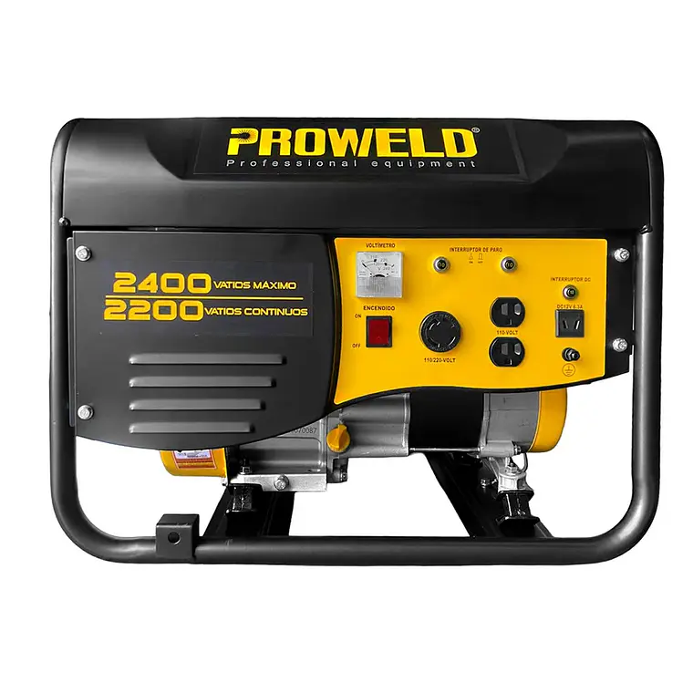 Planta Eléctrica Proweld PW2500 · 2.5 kVA Gasolina 120V/220V — Portátil para Hogar y Obra 1