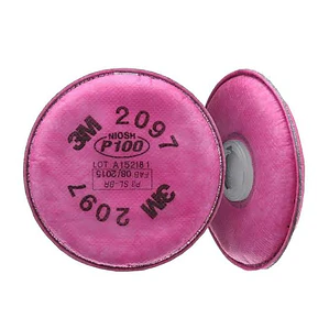 Par de Filtros 3M 2097 P100 — Partículas + Alivio Vapores Orgánicos · 99.97%