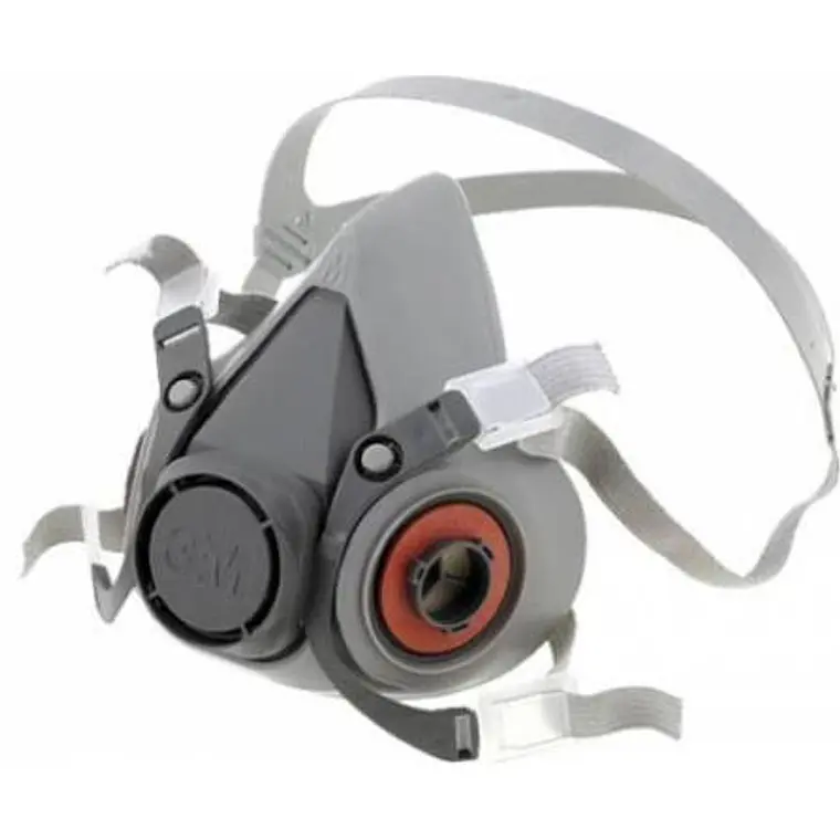 Respirador 3M 6200 Media Cara Reutilizable — Talla M · Serie 6000 NIOSH 3