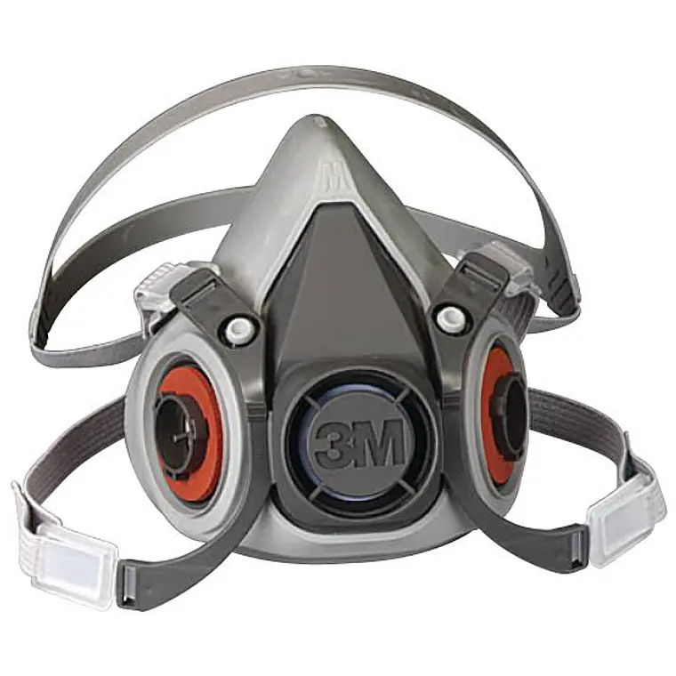 Respirador 3M 6200 Media Cara Reutilizable — Talla M · Serie 6000 NIOSH 1