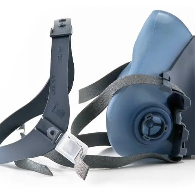 Respirador 3M 7502 Media Cara Silicona Premium — Talla M · Serie 7500 NIOSH 4
