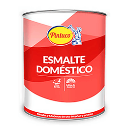 Esmalte doméstico supersintetico blanco mate 6W 1/4 galón - Pintuco