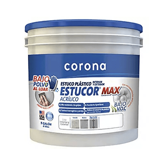 Estucor max 6 Kg galón - Corona