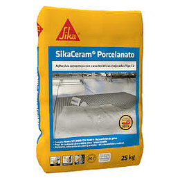 SikaCeram® porcelanato gris de 25 Kg