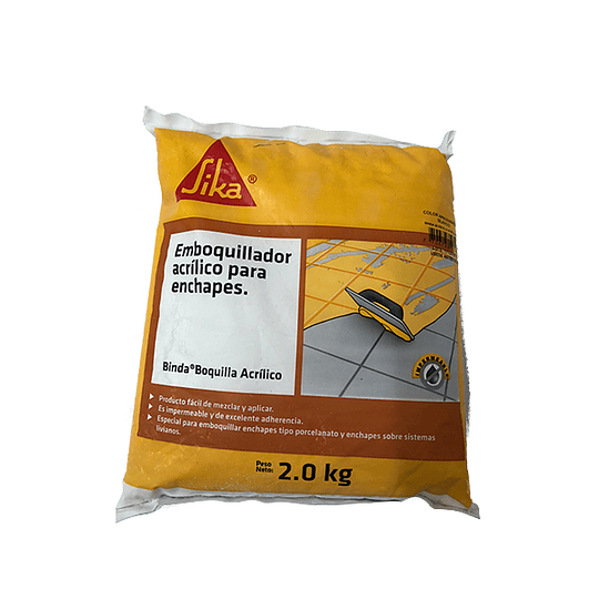 Sika® binda® boquilla acrílico blanco de 2 Kg