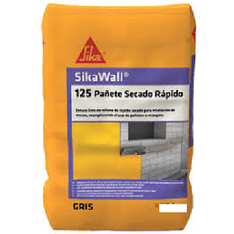 SikaWall®-125 pañete rapido secado de 25 Kg