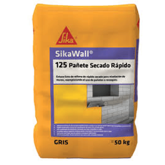 SikaWall®-125 pañete rápido secado de 50 Kg
