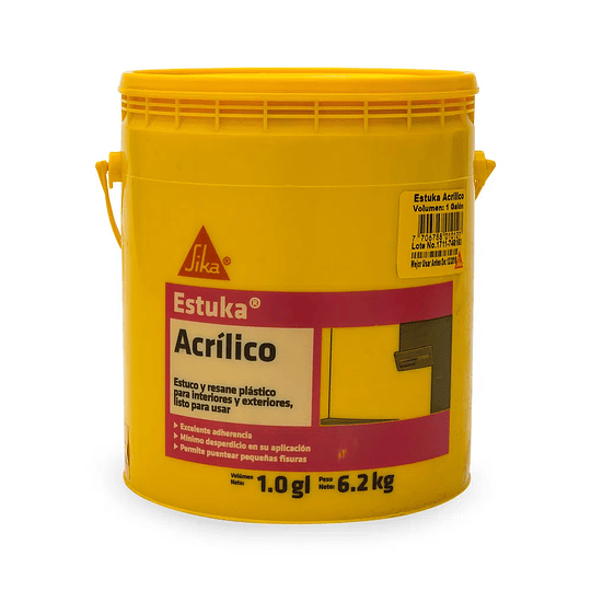 Estuka acrílico de 6.2 Kg