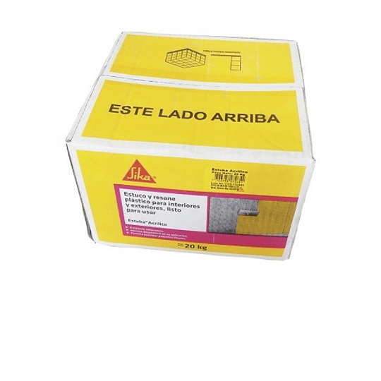 Estuka acrílico caja de 20 Kg