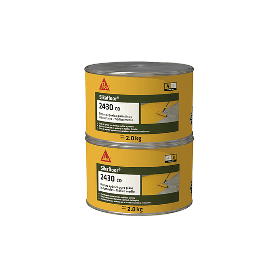 Sikafloor®-2430 CO verde de 4 kg