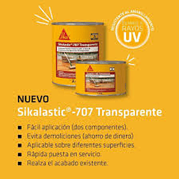 Sikalastic®-707 Transparente de 4 Kg
