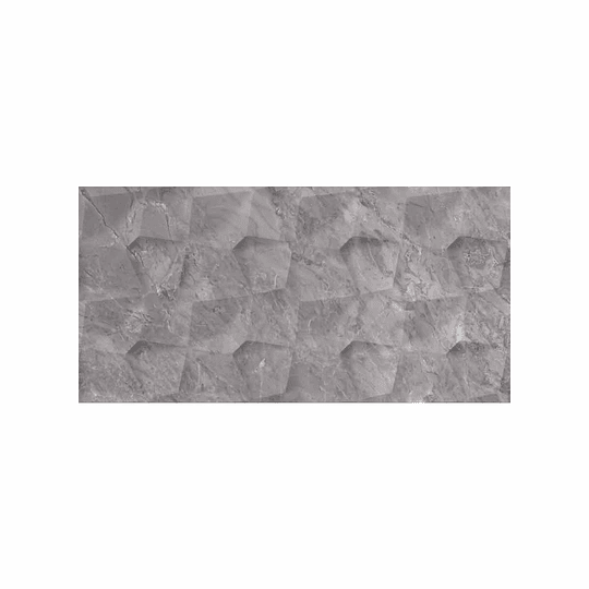 Pared estructurada abril gris oscuro caras diferenciadas - 30x60 cm - caja: 1.08 m2 - Corona