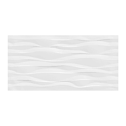 Pared estructurada estonia brillante blanco cara única - 30x60 cm - caja: 1.44 m2 - Corona