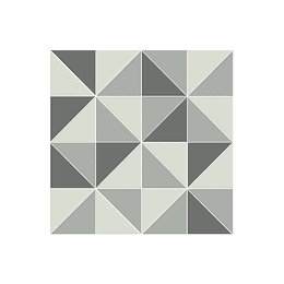 Mosaico glaciar gris cara única - 30x30 cm - unidad - Corona