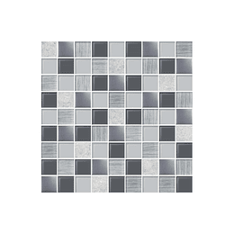 Mosaico arquitecto gris cara única - 30x30 cm - unidad - Corona
