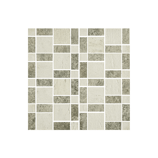 Mosaico travertino beige cara única - 30x30 cm - unidad - Corona