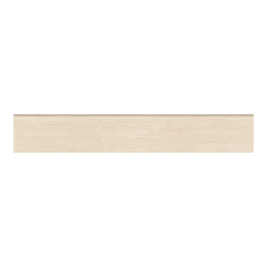 Guardaescobas madera beige cara única - 9.09x60.1 cm - unidad - Corona