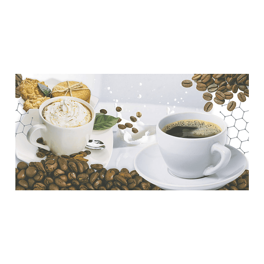 Base decorada dulce café multicolor cara única - 30x30 cm - unidad - Corona