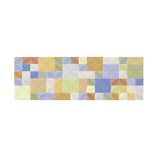 Base decorada tartago multicolor cara única - 20.5x60 cm - unidad - Corona