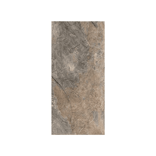 Piso rectificado piedra bonita negro multitono - 41x90 cm - caja: 1.11 m2 - Corona