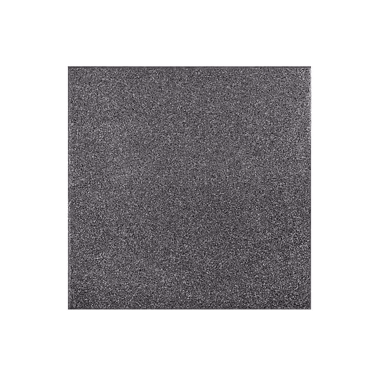 Piso fortaleza negro cara única - 33.8x33.8 cm - caja: 1.6 m2 - Corona
