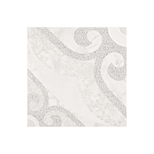 Piso alborada blanco cara única - 45.8x45.8 cm - caja: 1.89 m2 - Corona