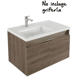 Mueble de baño pontus vital 80 cm con lavamanos - Corona