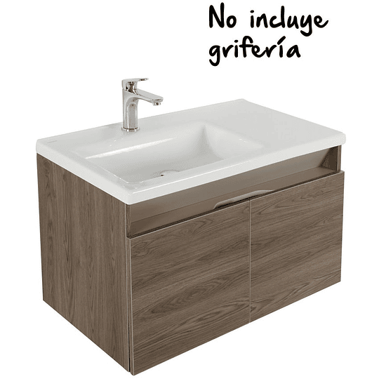 Mueble de baño pontus vital 80 cm con lavamanos - Corona