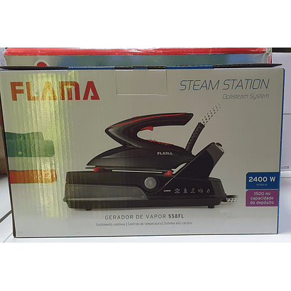 Ferro de engomar com caldeira Flama 