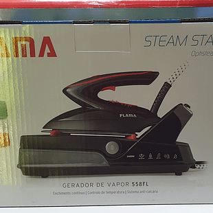 Ferro de engomar com caldeira Flama 