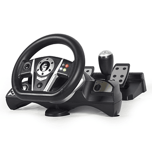 Volante Multi-Interface com Vibração PC/PS3/PS4/Switch Com pedais