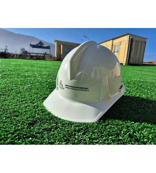 Etiqueta Identificadora para Casco con Impresión DTF UV Industrial