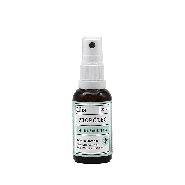 Propóleo spray: Miel +Menta 35 ML Del Alba 