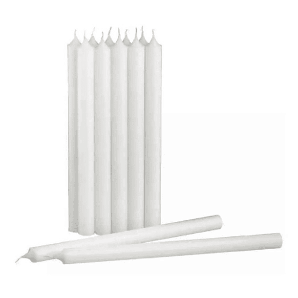 Velas Candelabro 1,5 10 unidades  