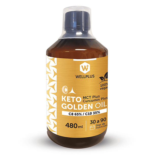 KETO GOLDEN OIL MCT Plus 480ml. 