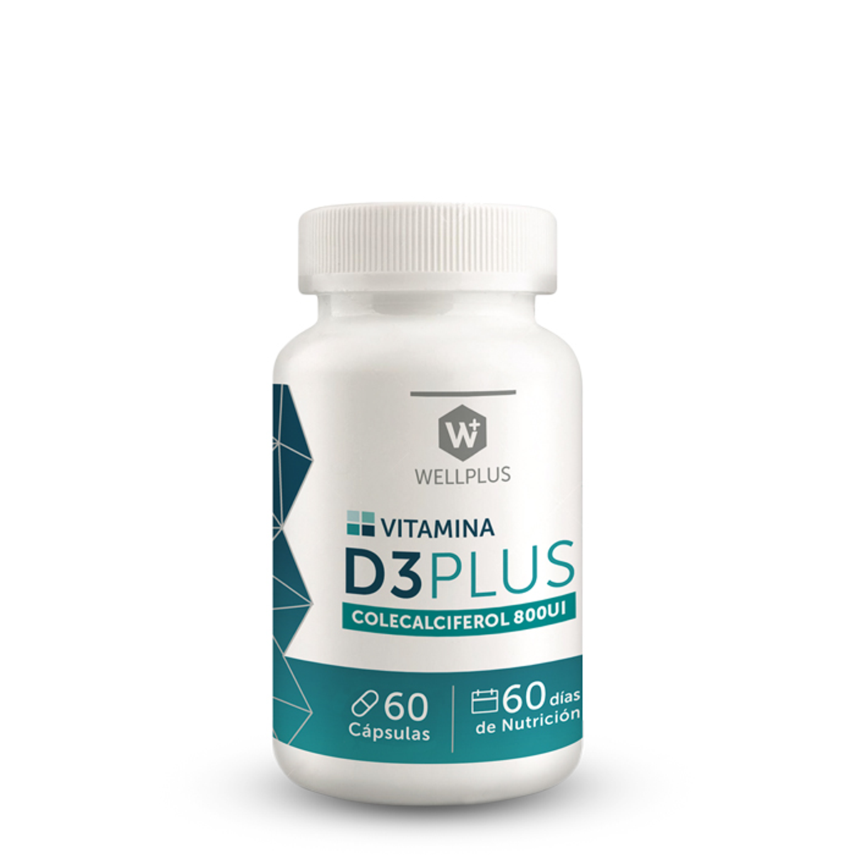 D3 PLUS Colecalciferol 800 UI 60 cápsulas
