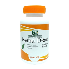 Herbal D-bet 60 Cápsulas - 500 mg.