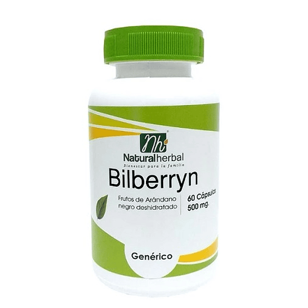 Bilberryn 500 Mg. 60 Caps 