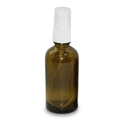 Frasco Ámbar 50 ML C/ Atomizador 