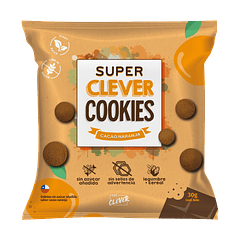 GALLETAS SUPER CLEVER DE CACAO NARANJA 30 GR