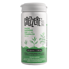  CREZZERE FULL ZINC 30 capsulas