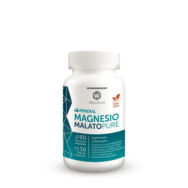 Magnesio Malato Pure 60 cápsulas 