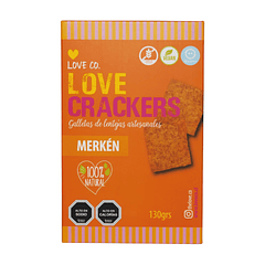 LOVE CRACKERS LENTEJAS MERKEN 130 GR.