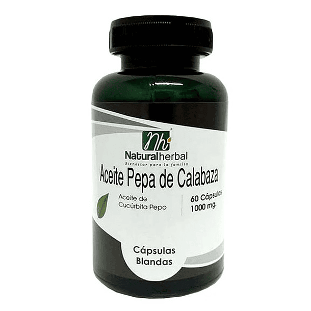 ACEITE PEPA CALABAZA 1000 MG.  60 CAP 