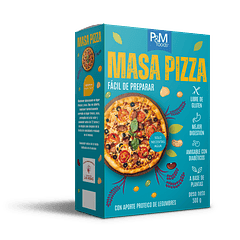 Masa Pizza Instantánea Sin Gluten 500 Gr.