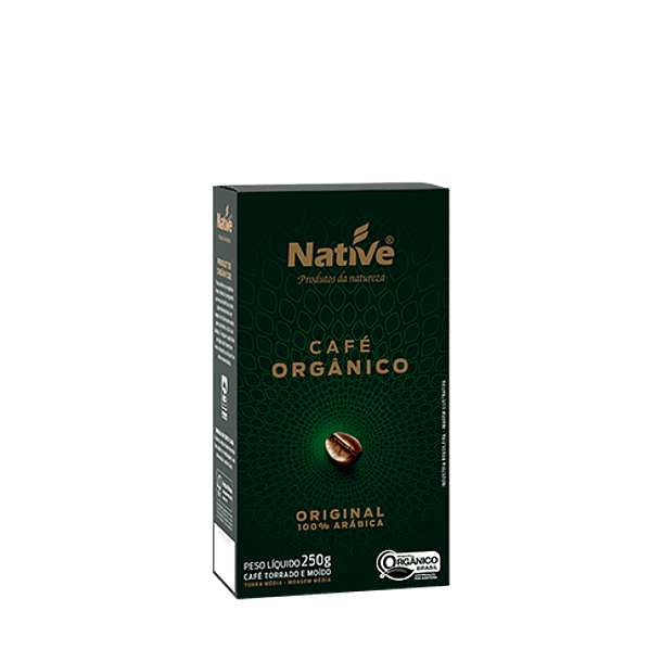 CAFE MOLIDO ORGANICO PARA CAFETERA EXTRA FUERTE 250GR 