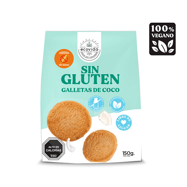 Galleta  Coco Sin Gluten 150 g 